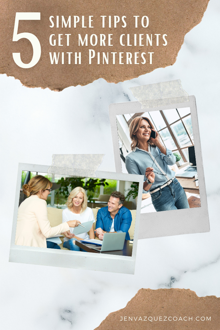 5 simple tips to get more clients with Pinterest