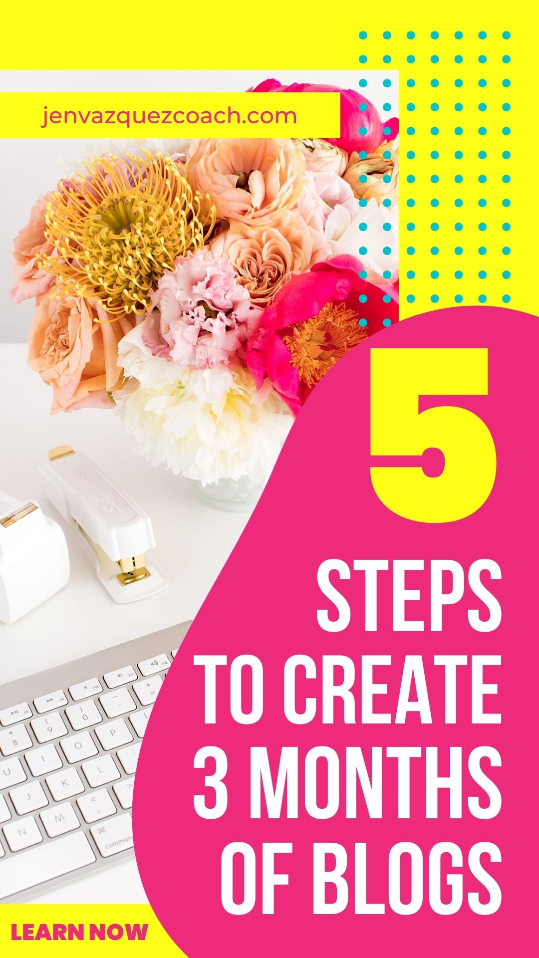5 steps to create three months of blogs
