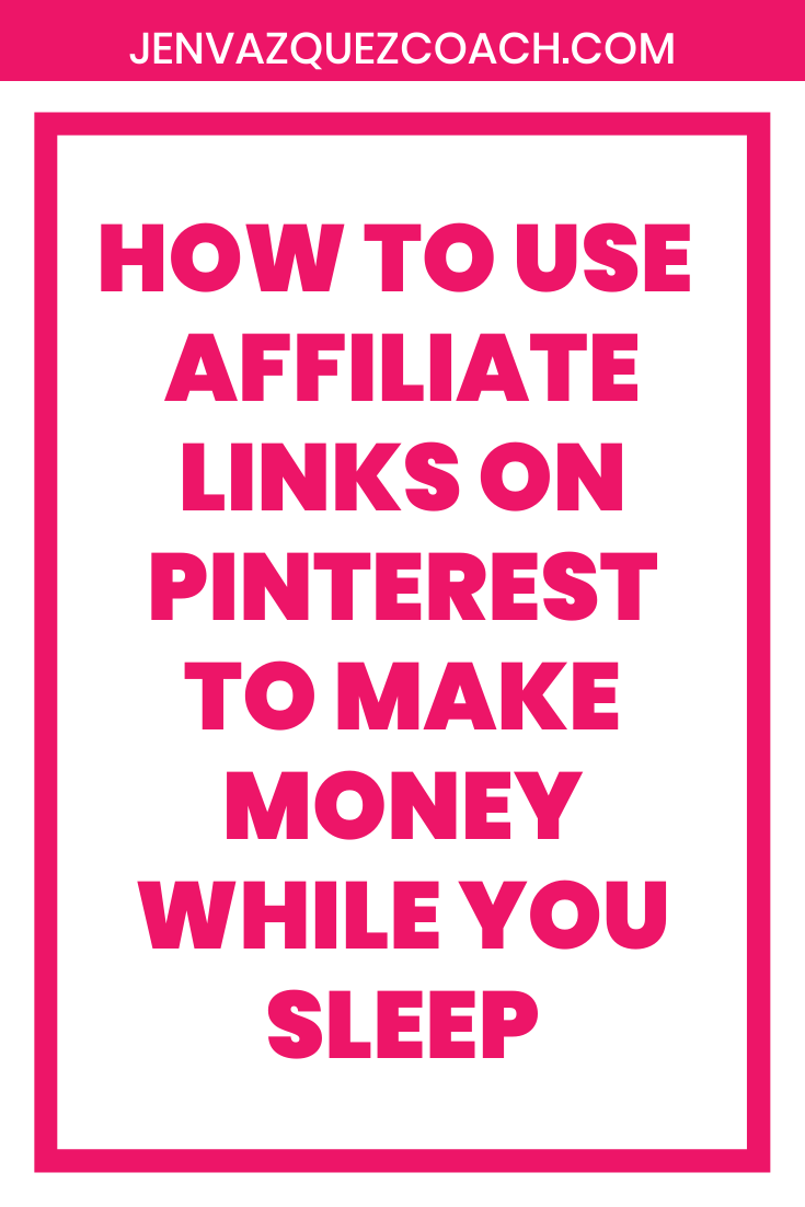 How to use affiliate links on Pinterest 