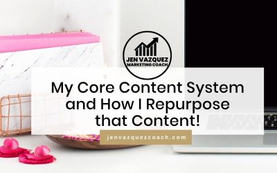 Blog My Simple Core Content System and How To Repurpose It!