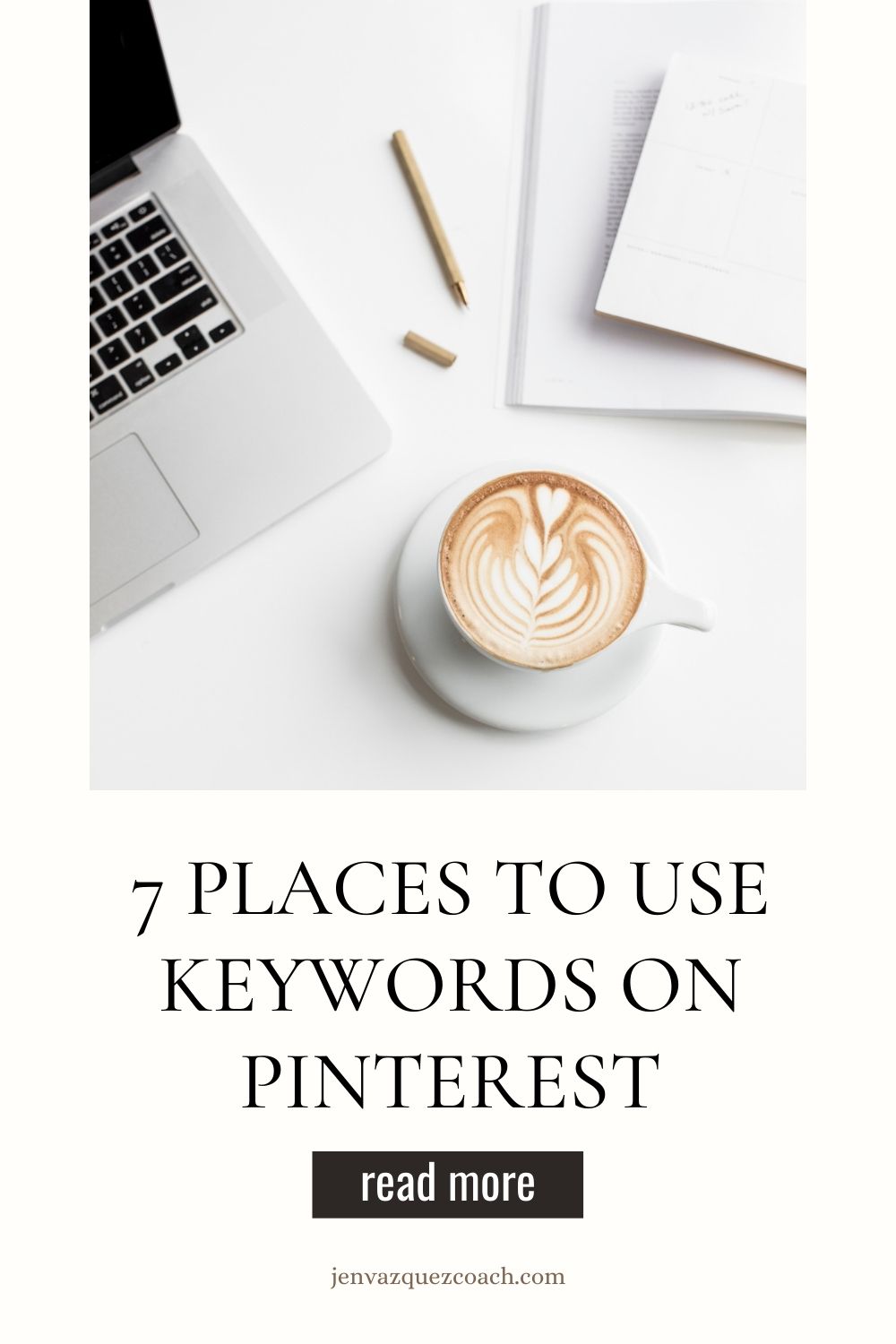 7 places to use keywords on Pinterest by Jen Vazquez Pinterest Strategist