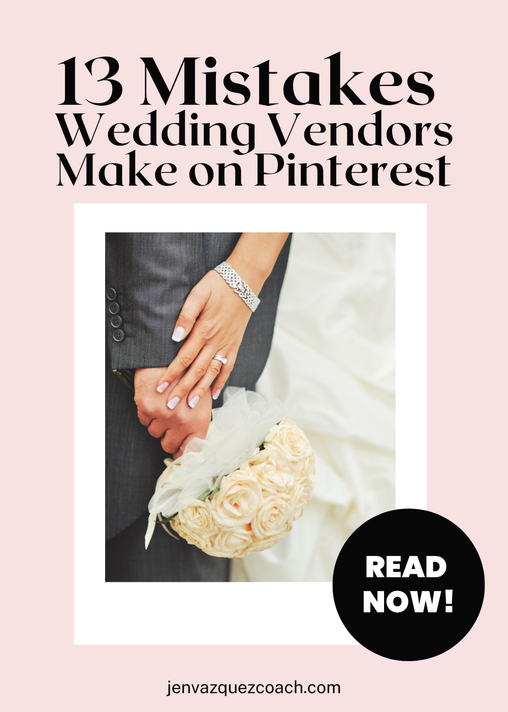 13 Mistakes Wedding Pros Make on Pinterest | Jen Vazquez media Pinterest Marketing