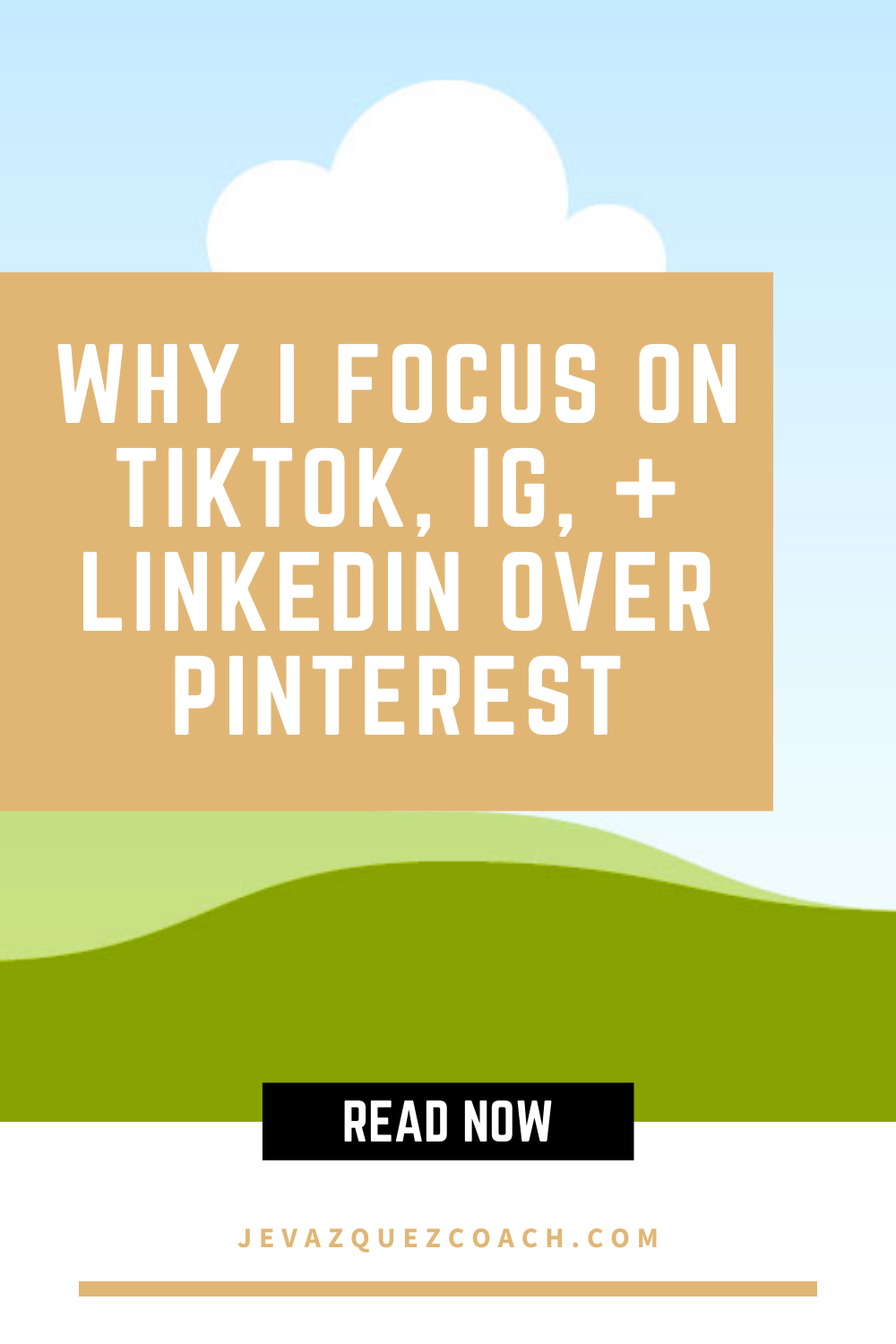 Why I focus on Instagram, TikTok, and LinkedIn Over Pinterest by Jen Vazquez Media Pinterest Manager