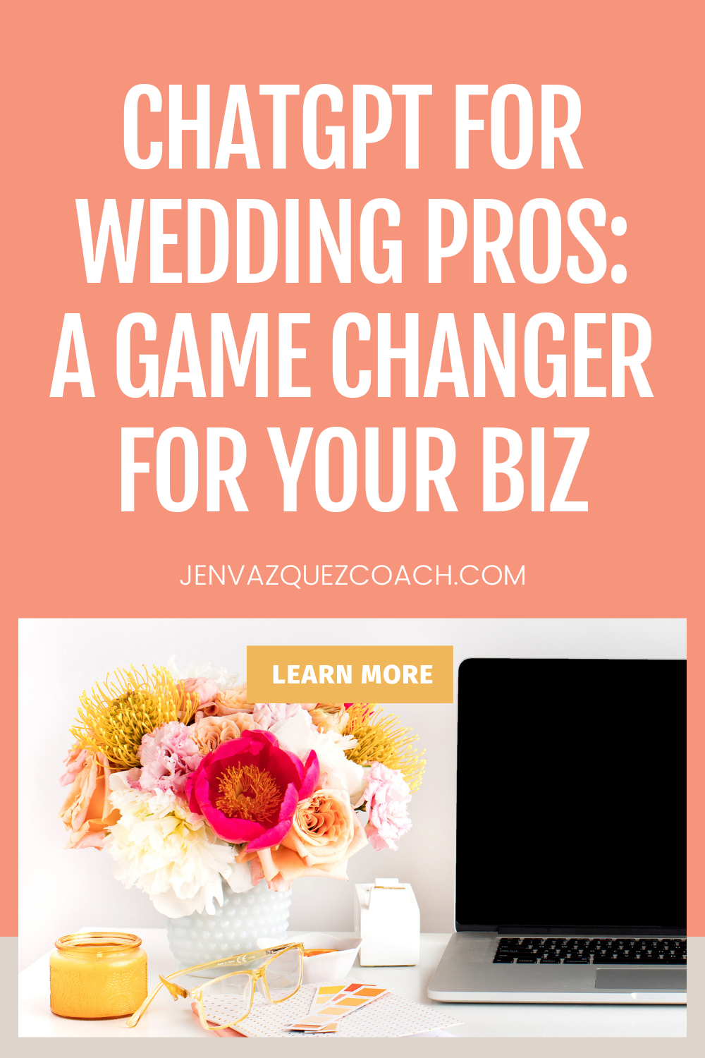 ChatGPT for Wedding Pros -  A Game Changer For Your Biz by Jen Vazquez Media 