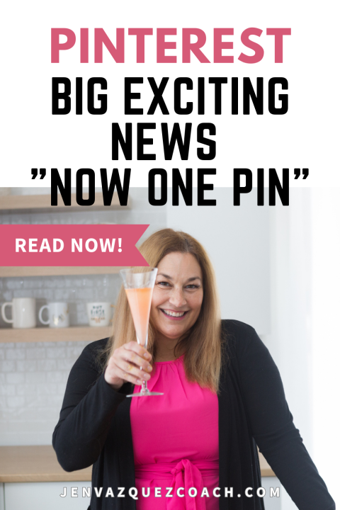 Big Exciting News In The World Of Pinterest Jen Vazquez Media   Big Exciting News Now One Organic Pin On Pinterest By Jen Vazquez Media 2 480x720 