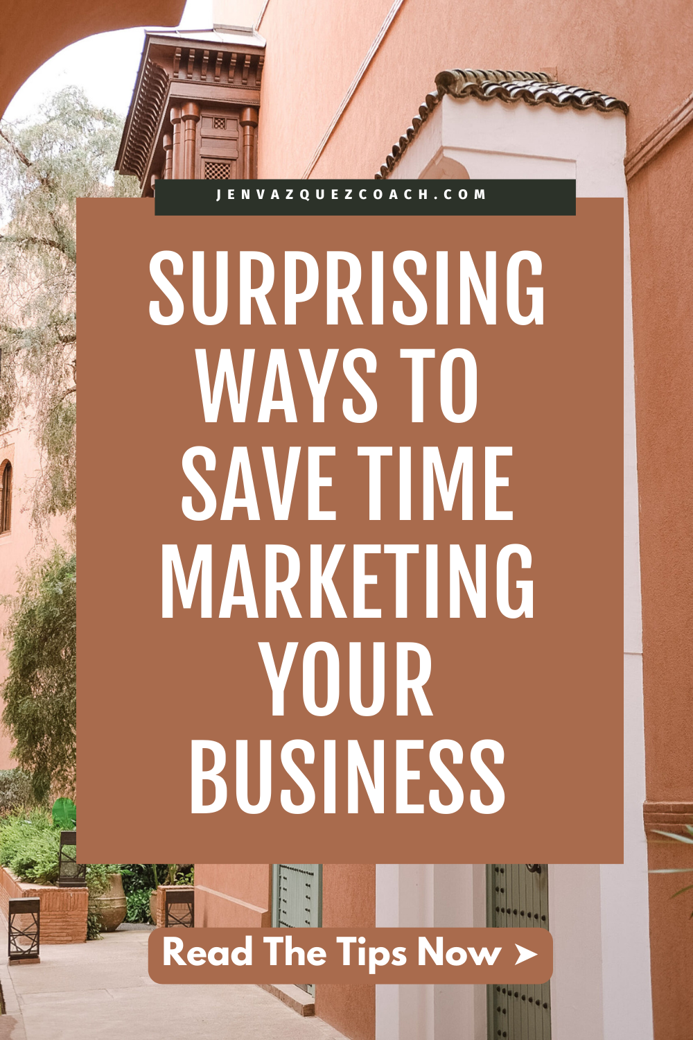 Surprising Ways to Save Time Marketing Your Business by Jen Vazquez Media