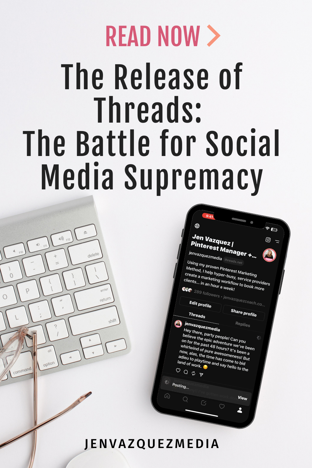 The Release of Threads: The Battle for Social Media Supremacy by Jen Vazquez Media