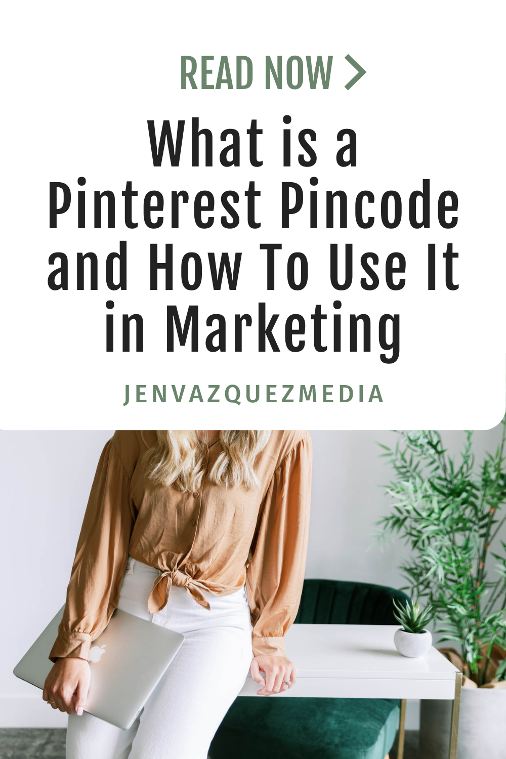 What is a Pinterest Pincode and How To Use It in Marketing Pins for blog by Jen Vazquez Media