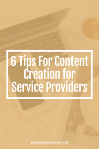 6 Tips For Content Creation for Service Providers