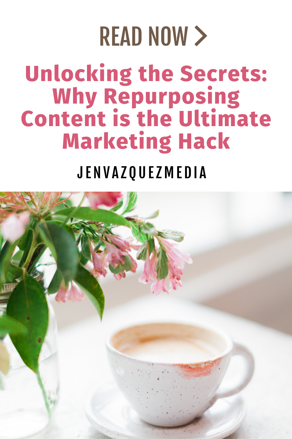 Unlocking the Secrets: Why Repurposing Content is the Ultimate Marketing Hack by Jen Vazquez Media - Marketing Expert and Pinterest Strategist
