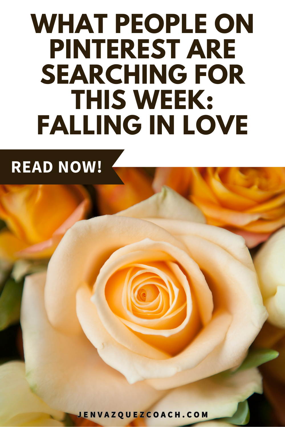 What Are People Searching For On Pinterest This Week: Falling In Love pinterest pin for jen vazquez media