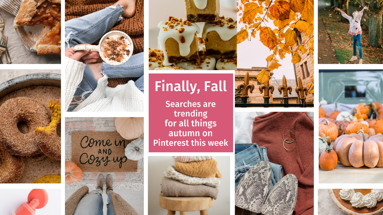 What people on Pinterest are searching for this week: Finally Fall<br />
