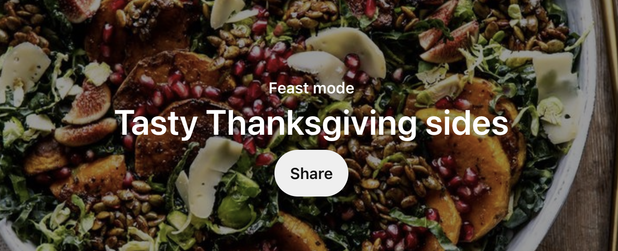FEATURED BOARD: Thanksgiving sides<br />
