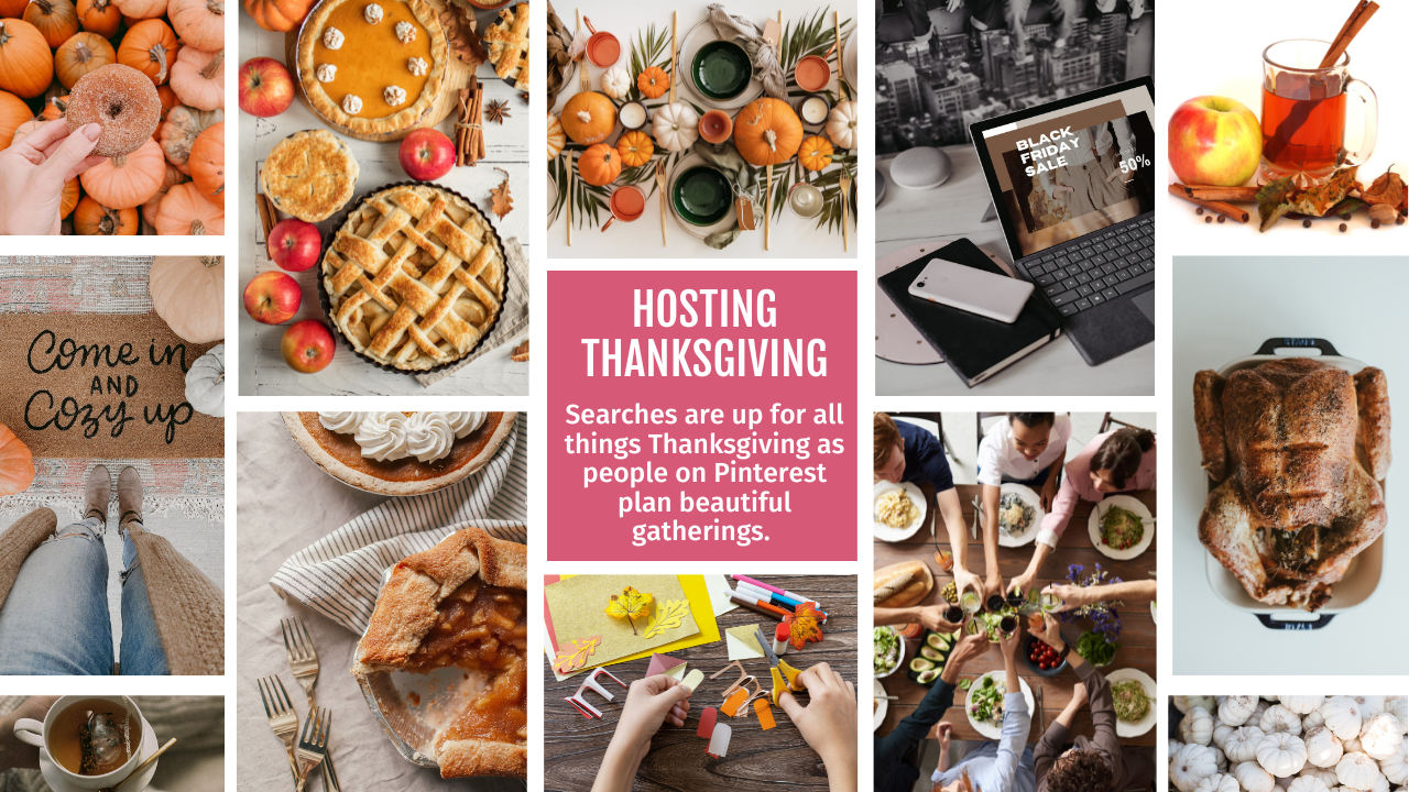 What people on Pinterest are searching for this week HOSTING THANKSGIVING by Jen Vazquez Media