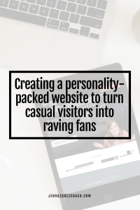 Creating a personality-packed website to turn casual visitors into raving fans with Katelyn Dekle