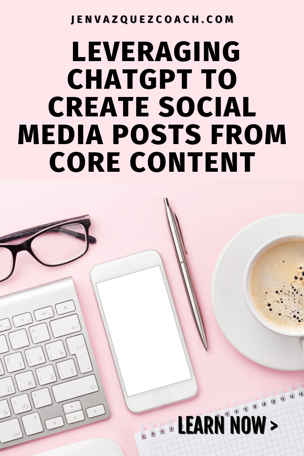Leveraging ChatGPT to Create Social Media Posts from Core Content by Jen Vazquez Media