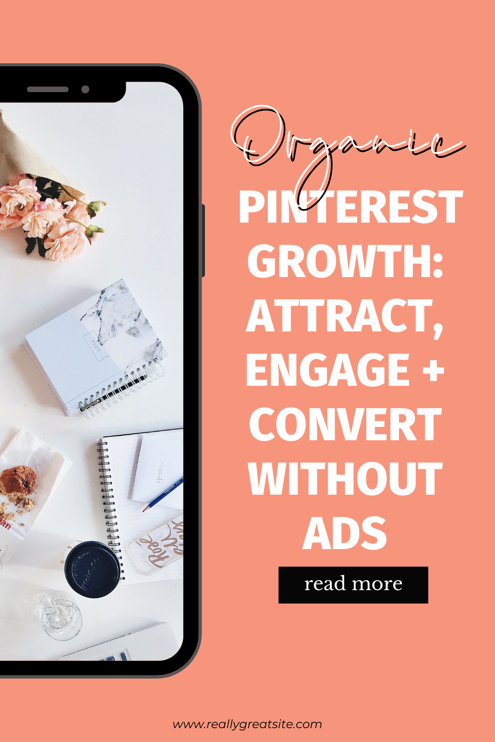 Organic Pinterest Growth Attract, Engage + Convert Without Ads by Jen Vazquez Media Pinterest Manager