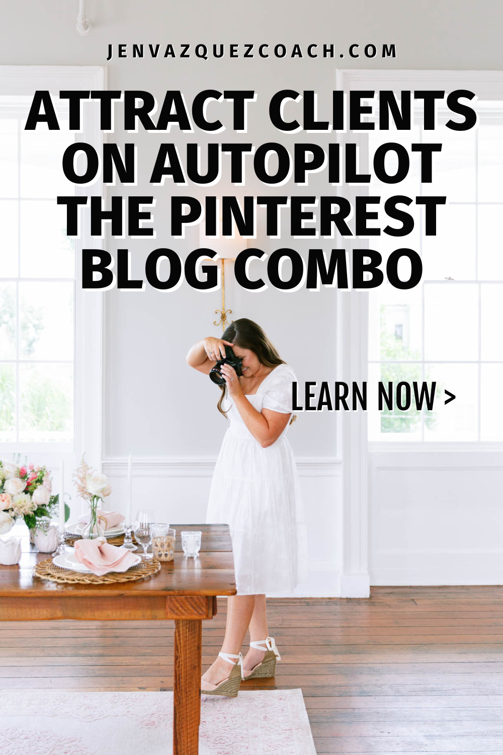 Blogging for Business Drive Pinterest Traffic, Improve SEO, & Attract Clients by Jen Vazquez Media