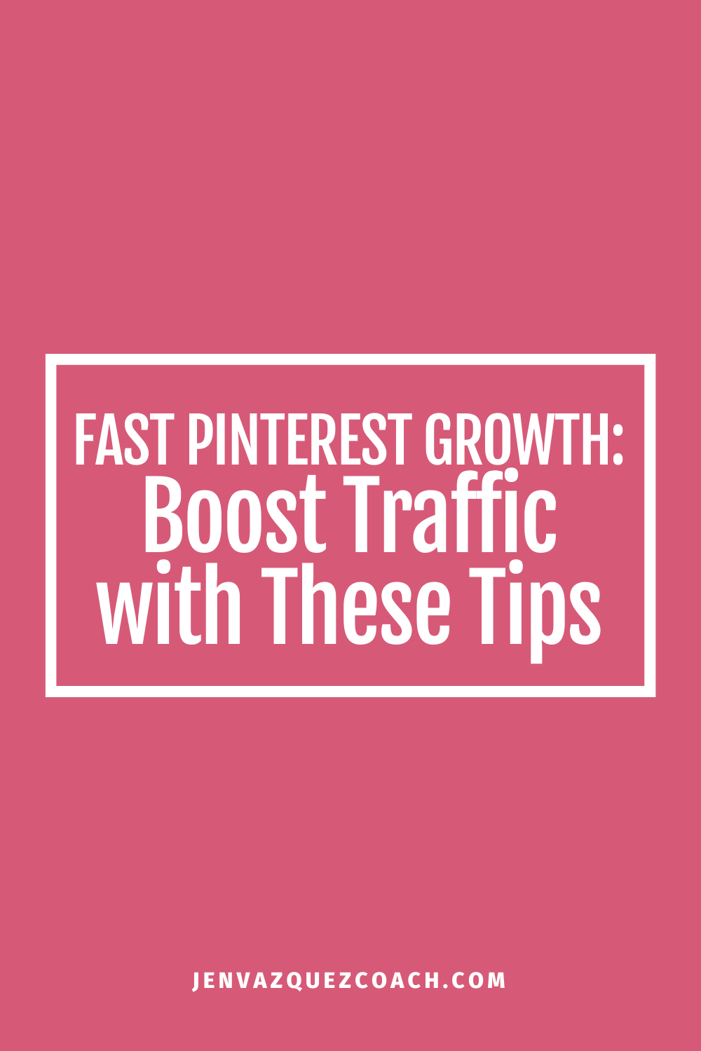 Fast Pinterest Growth- Boost Traffic with These Tips with Jen Vazquez Media