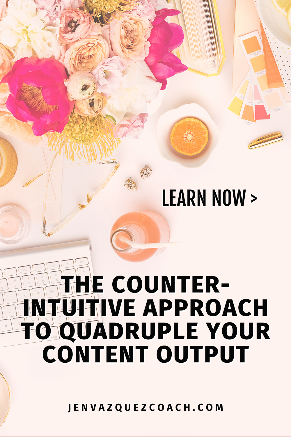 The Counter-Intuitive Approach to Quadruple Your Content Output by Jen Vazquez Media