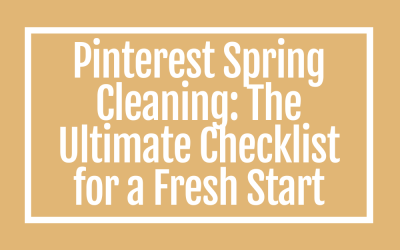Pinterest Spring Cleaning: The Ultimate Checklist for a Fresh Start