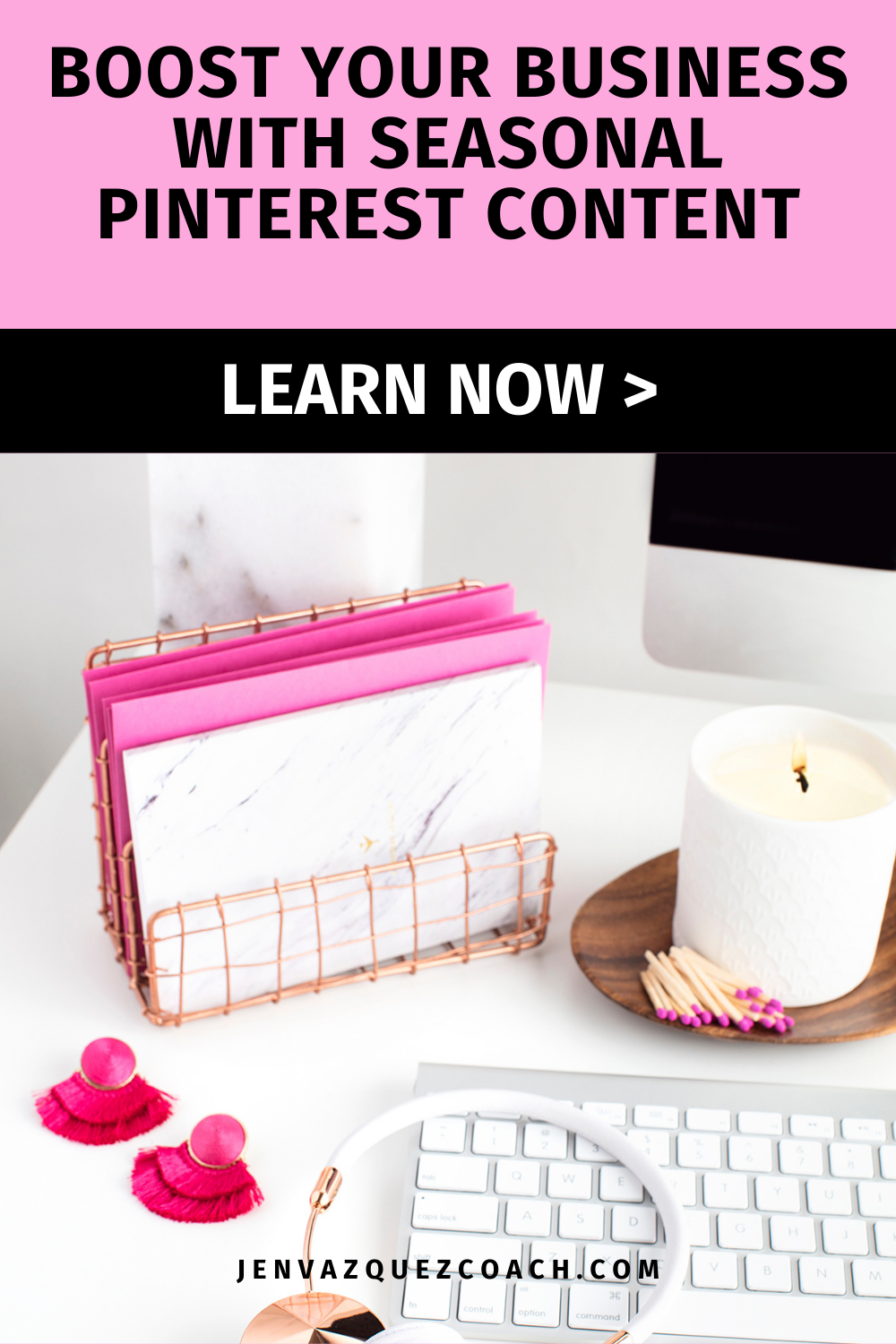 Optimize Your Pinterest Strategy Seasonal Content Tips for Female Service Providers by Jen Vazquez Media Pinterest Manager