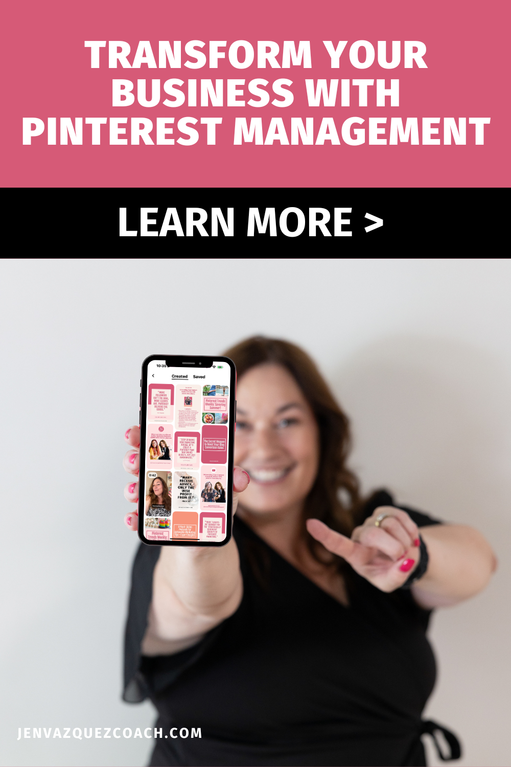 Transform Your Business with Pinterest Management by Jen Vazquez Media a Pinterest Manager for Service providers like wedding pros, photographers, and other creatives