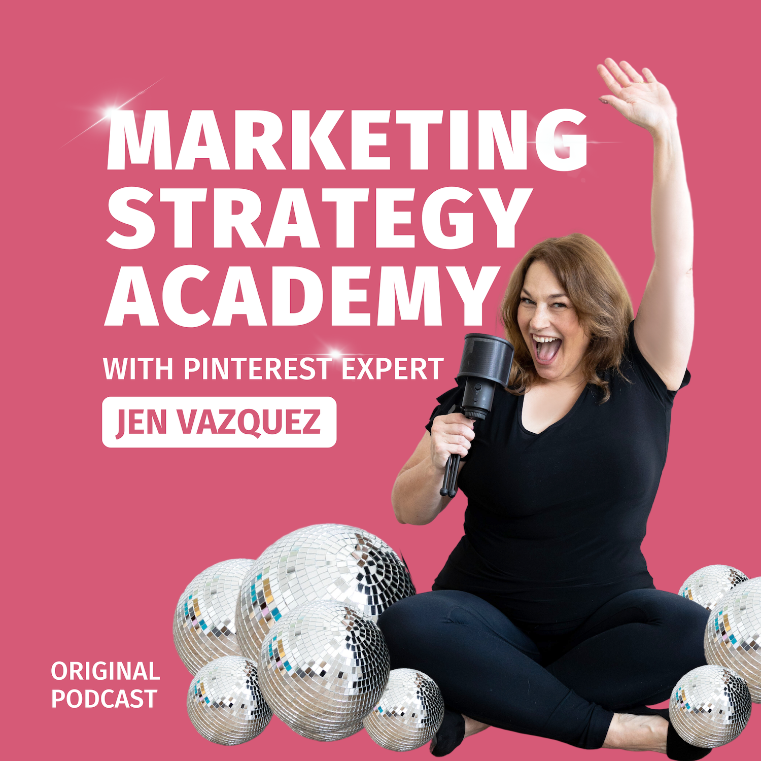 8 Must-Listen Podcasts for Actionable Marketing Tips and Expert Insights by Jen Vazquez Media - Marketing Strategy Academy Podcast with Jen Vazquez