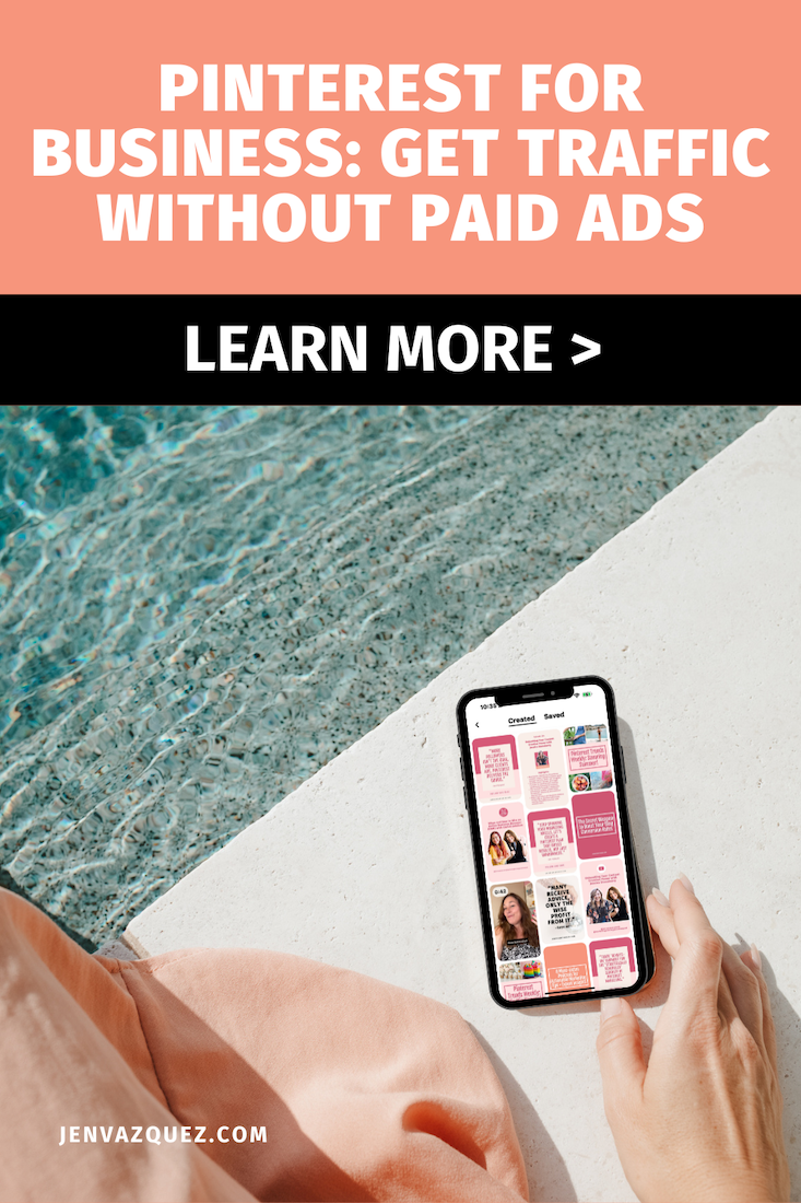 Pinterest for Business_ Get Traffic Without Paid Ads by Jen Vazquez Media