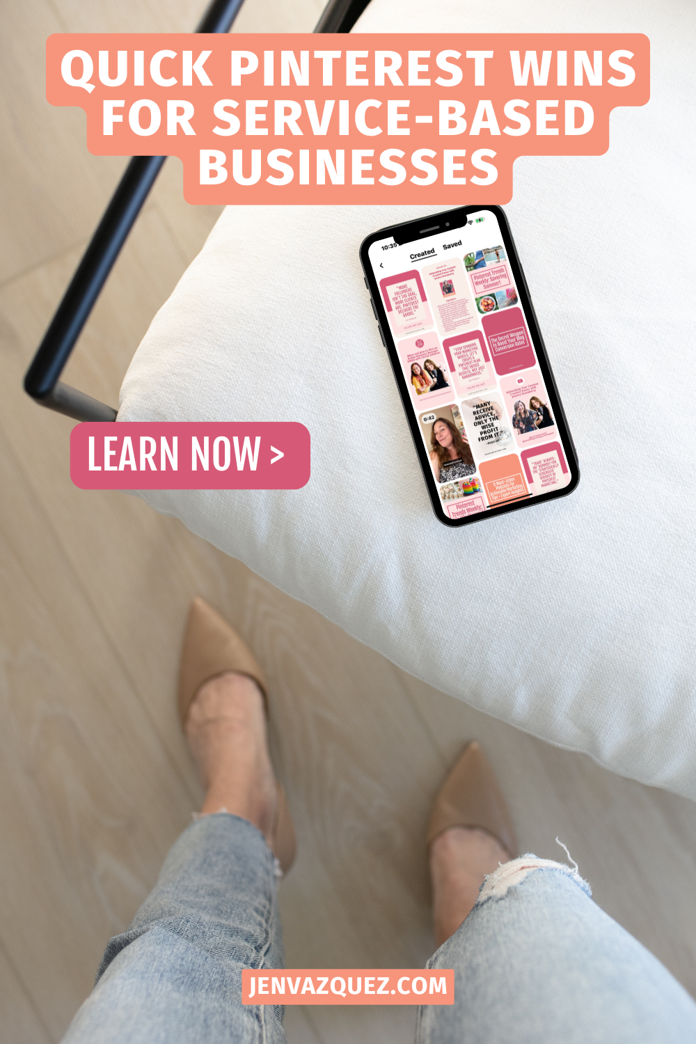 Quick Pinterest Wins for Service-Based Businesses_ Grow Traffic in 30 Minutes by Jen Vazquez Media