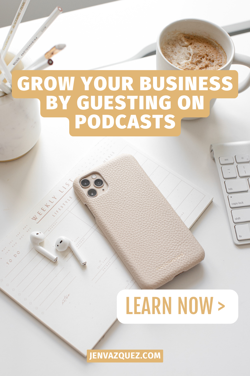 How Podcast Guesting Attracts Clients for Service Providers. Being a guest on podcasts helps female service providers reach new clients and build trust. Learn practical tips to get started, find the best shows, and turn listeners into leads for your business. Discover how podcast guesting can grow your reach and book more clients by Jen Vazquez Media