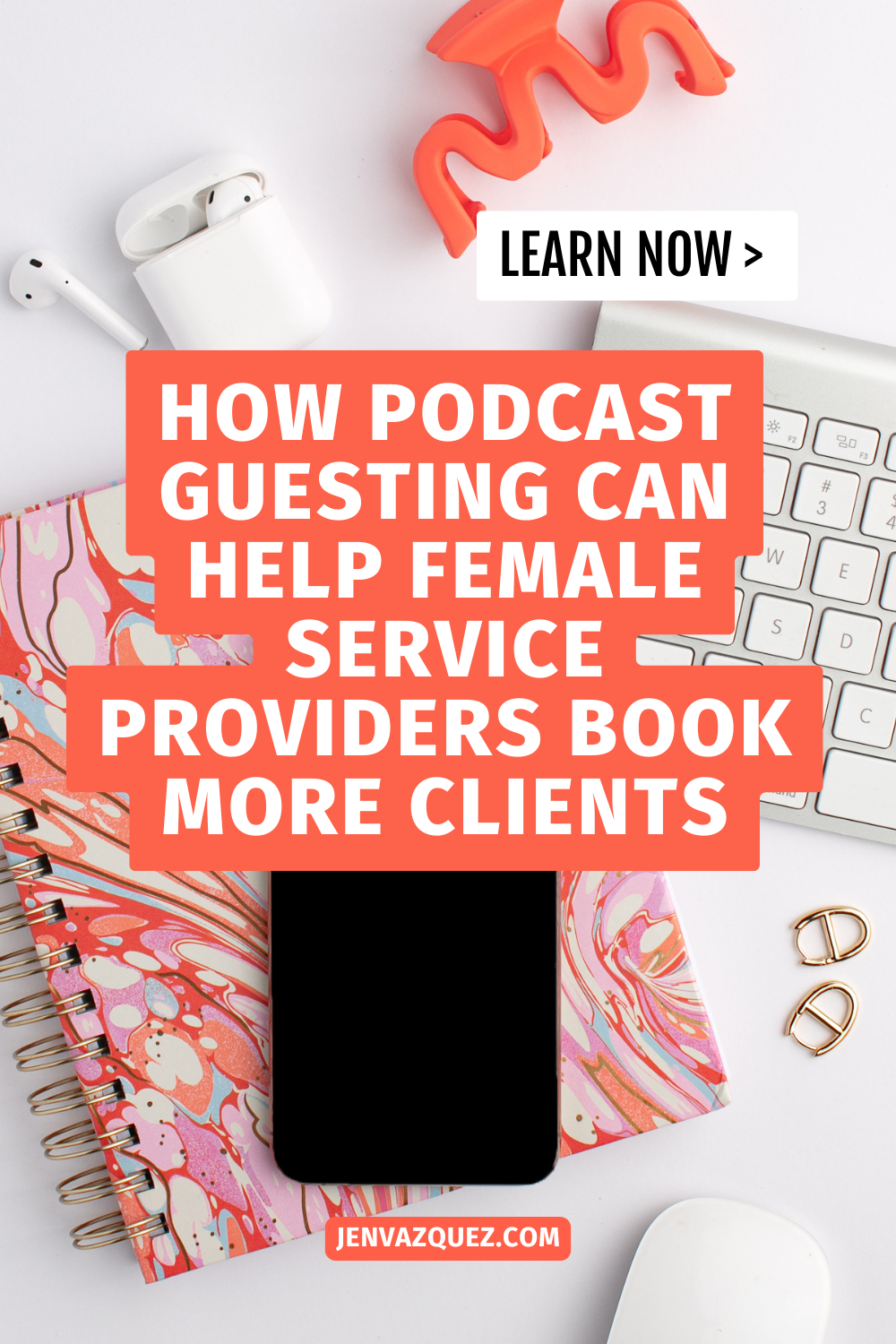 Grow Your Business by Guesting on Podcasts. Female service providers can reach new clients by being a podcast guest. Sharing your expertise helps build trust, connect with new people, and attract clients who need your services. Learn how to find the right podcasts and get booked to grow your business.