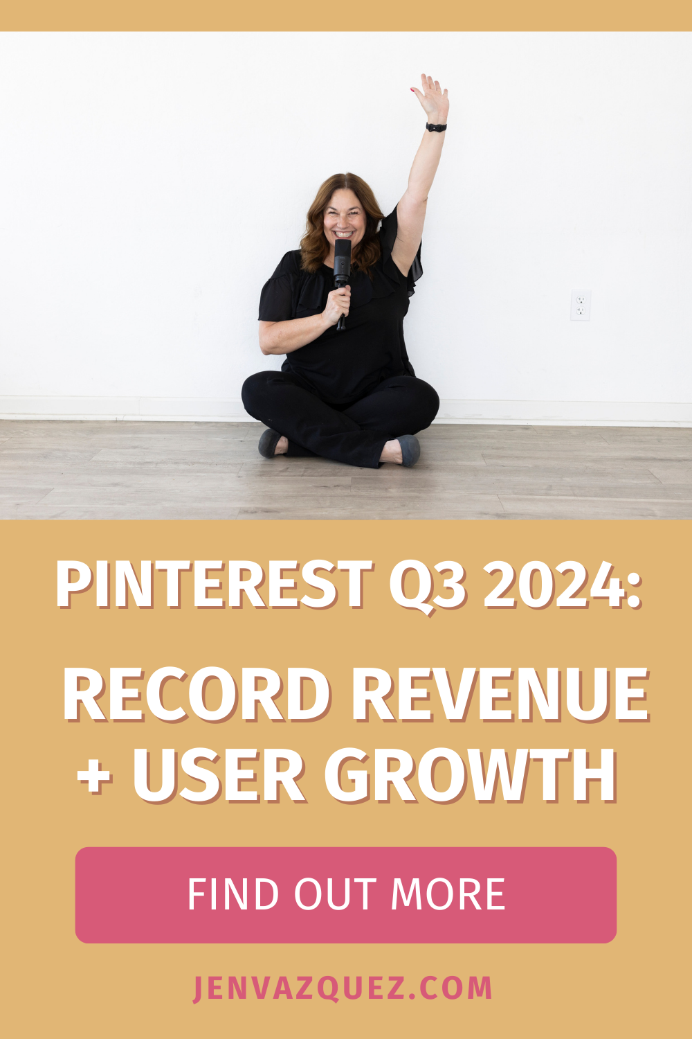 pinterest piin with these words: Pinterest Q3 2024_ Record Revenue and User Growth<br />
