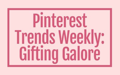 Pinterest Trends Weekly: Gifting Galore