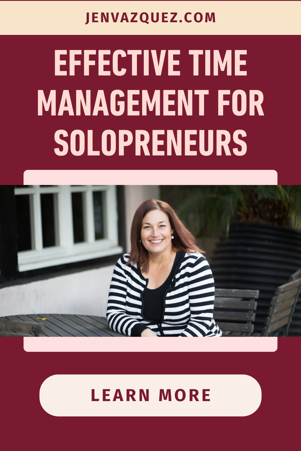 Effective Time Management for Solopreneurs by Jen Vazquez co-host of Marketing Duo Podcast with Cinthia Pacheco of Digital Bloom IQ