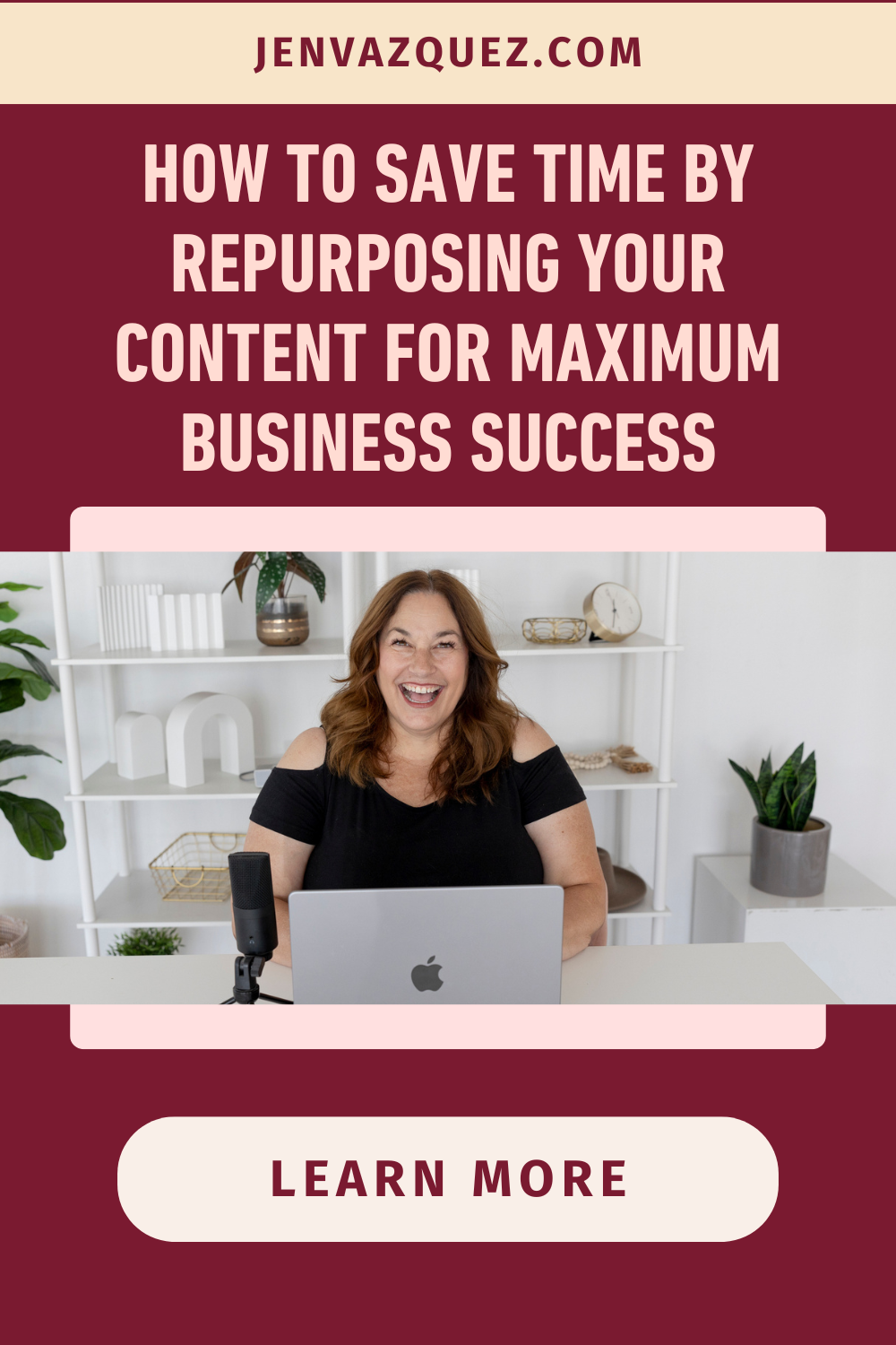 How to Save Time by Repurposing Your Content for Maximum Business Success on the Marketing Duo Podcast with Jen Vazquez and Cinthia Pacheco