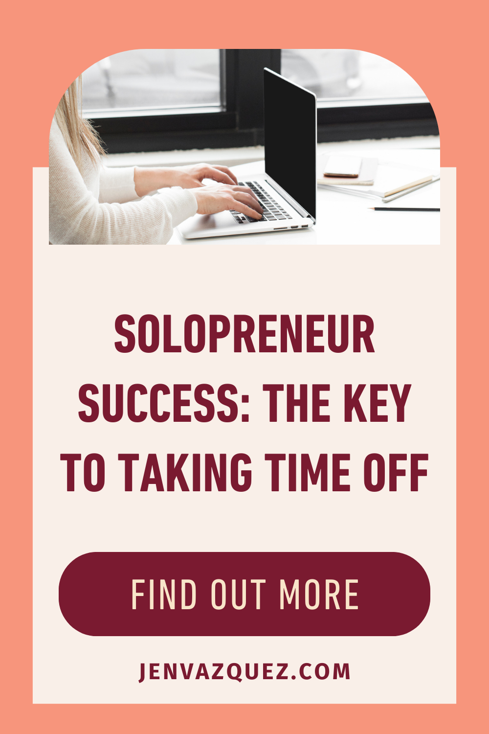 Solopreneur Success_ The Key to Taking Time Off by Jen Vazquez Media  co-host of Marketing Duo Podcast